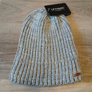 Unisex Lethmik Light Grey/White‎ Winter Soft Warm Slouchy Fleece Beanie Hat